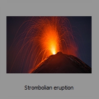 Strombolian eruption